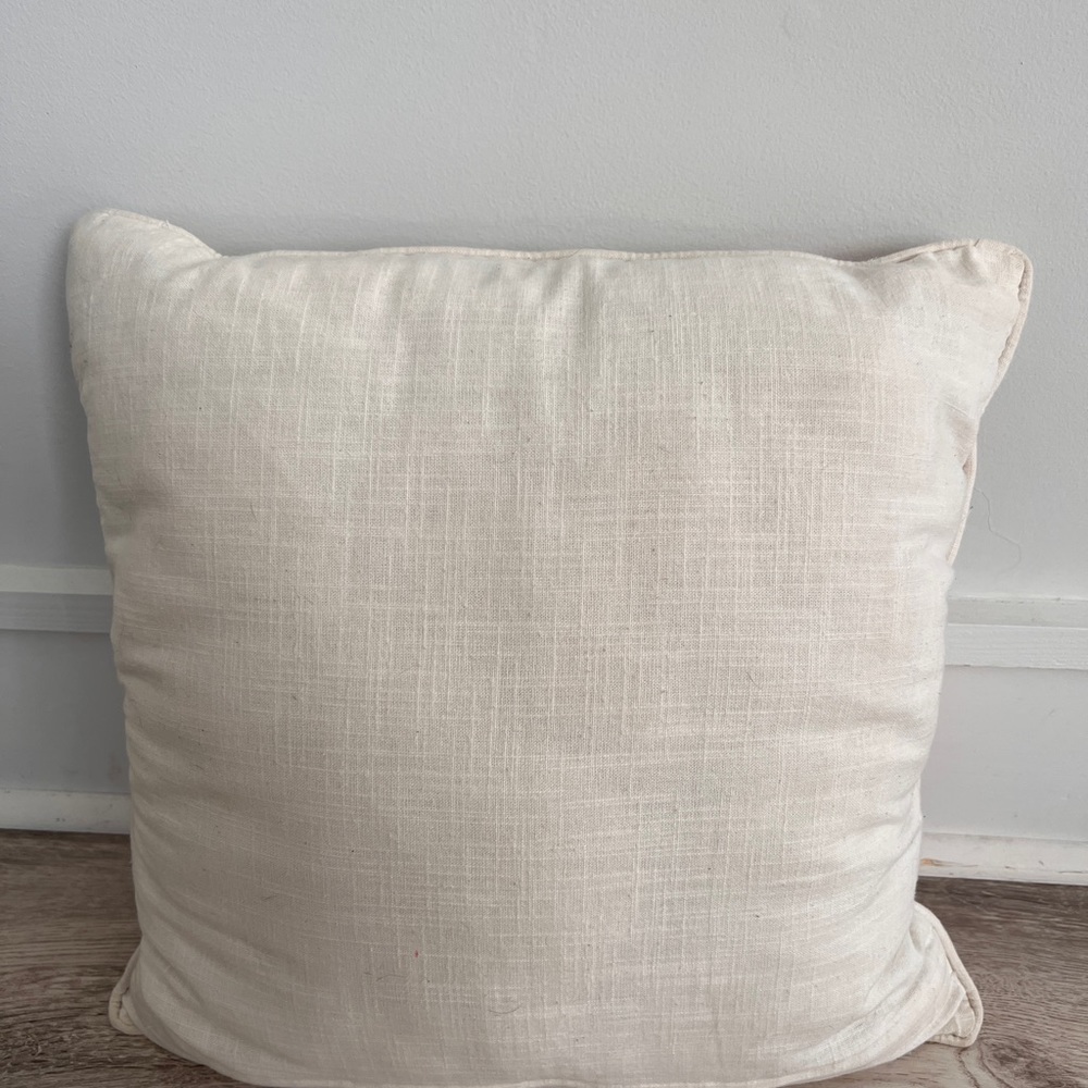 Two Coastal Beaded Pillows GUC with Zippers Beach Decor - Picture 6 of 7